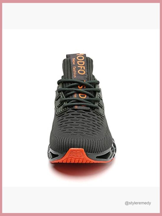 Men\'s TPU Sole Running Shoes with Hexagonal Mesh Upper main image 5
